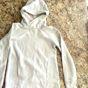 White Lululemon sweatshirt